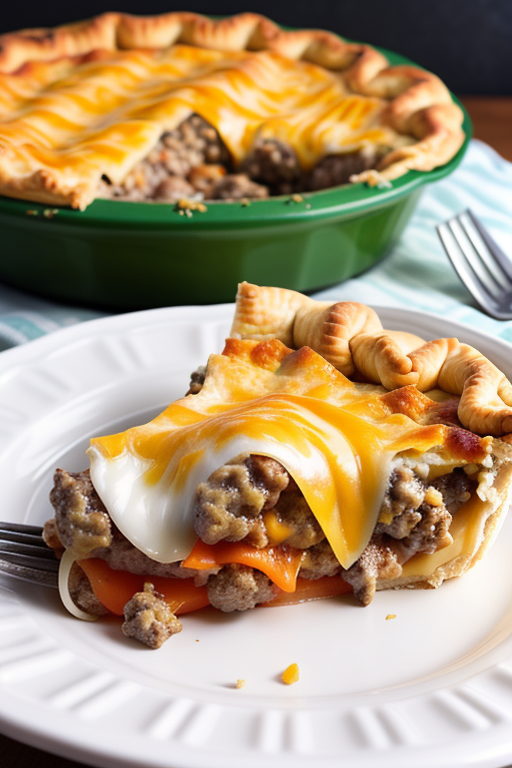 impossible cheeseburger pie without bisquick