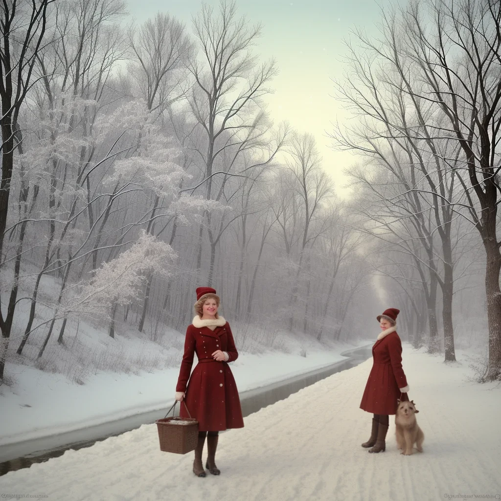 vintage winter pictures
