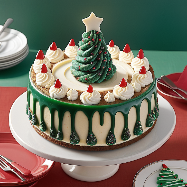 christmas tree cake cheesecake recipe