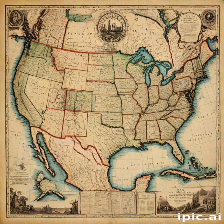 map of united states of america