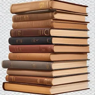 book stack png