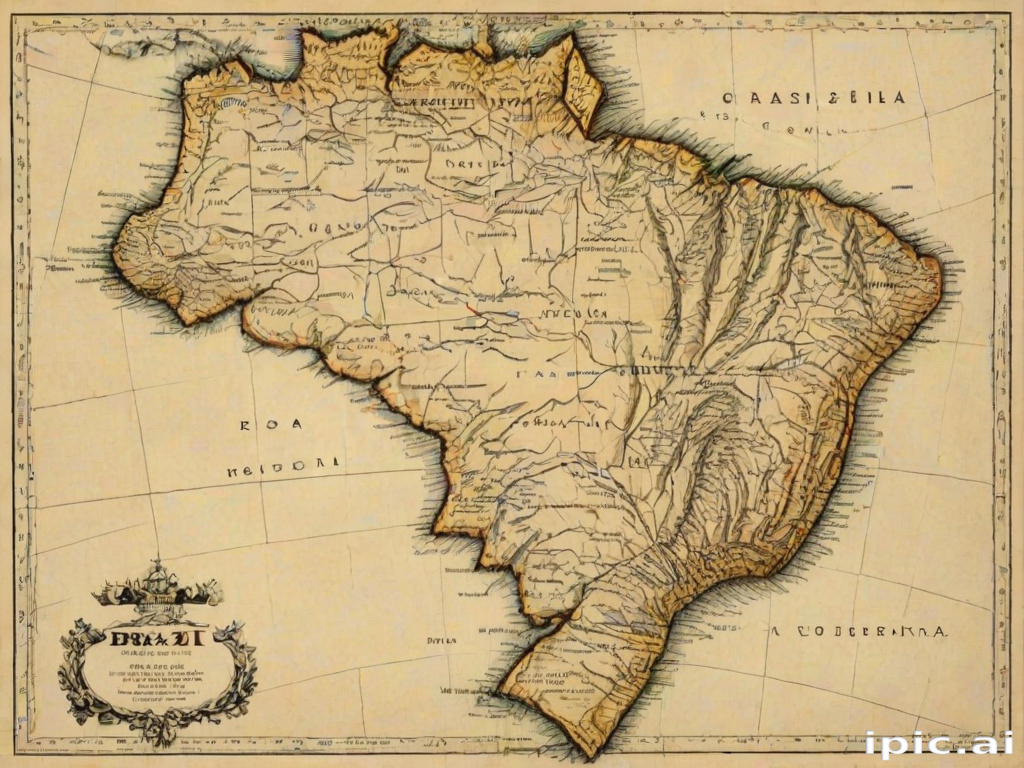 map of brazil