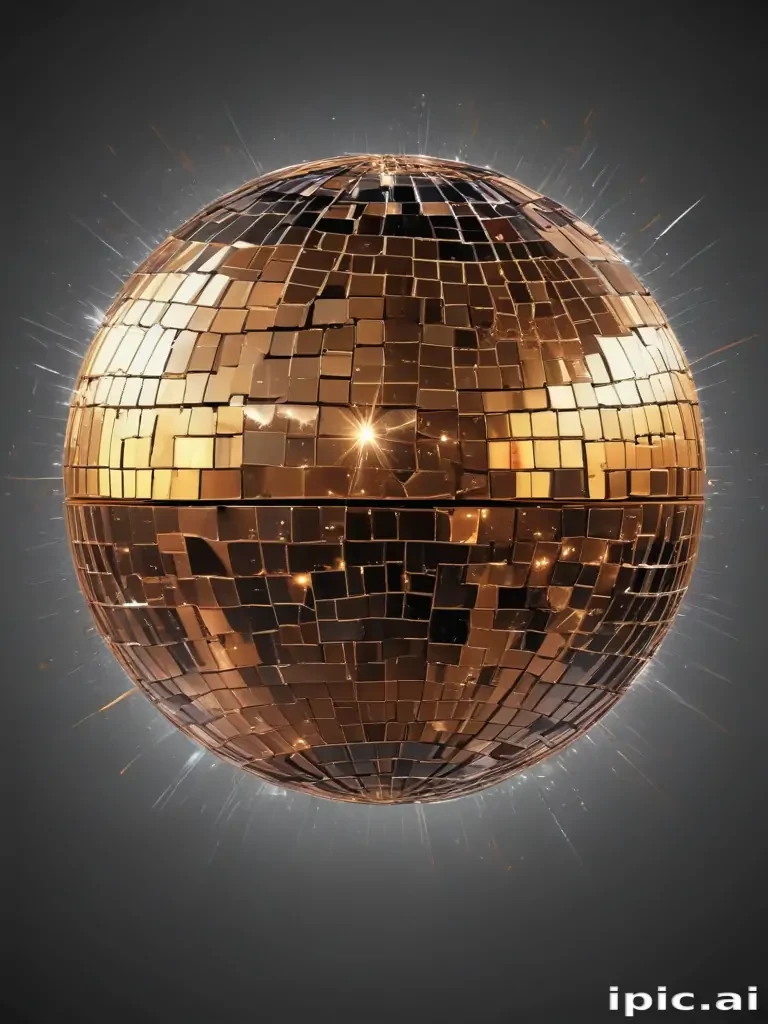 transparent background disco ball png