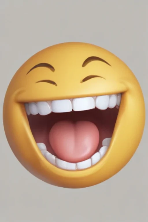 transparent laughing emoji