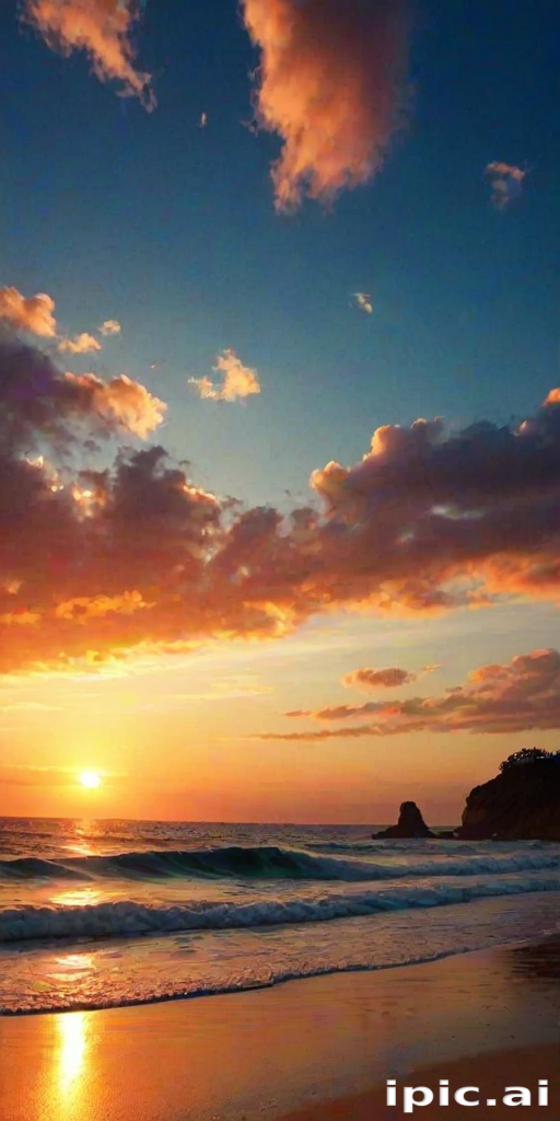 sunset wallpaper beach
