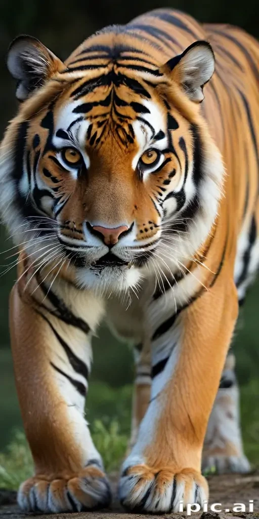 transparent tiger