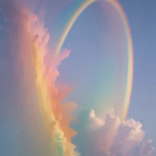rainbow pastel