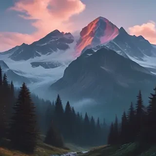 aesthetic mountain wallpaper