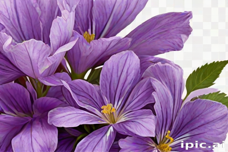 purple flowers png