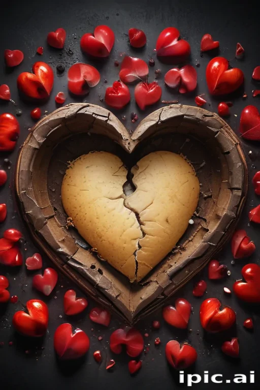 backgrounds broken heart