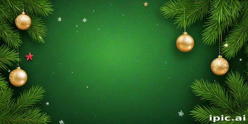 christmas background green