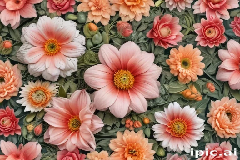 pictures of flowers drawing