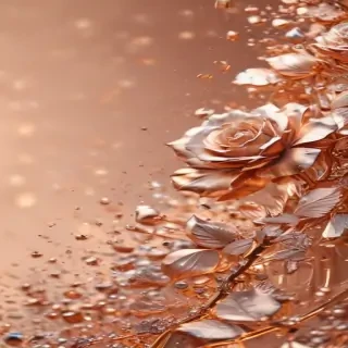 sparkly rose gold background