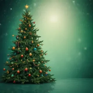 christmas background green