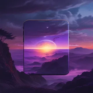 aesthetic wallpapers iphone purple