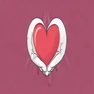 heart hands clipart