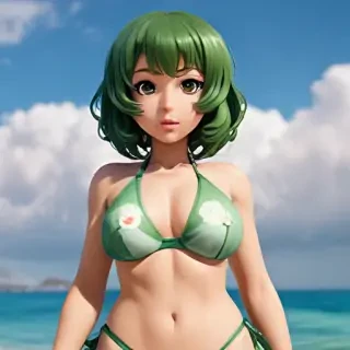 tatsumaki en bikini