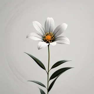 minimalist flower