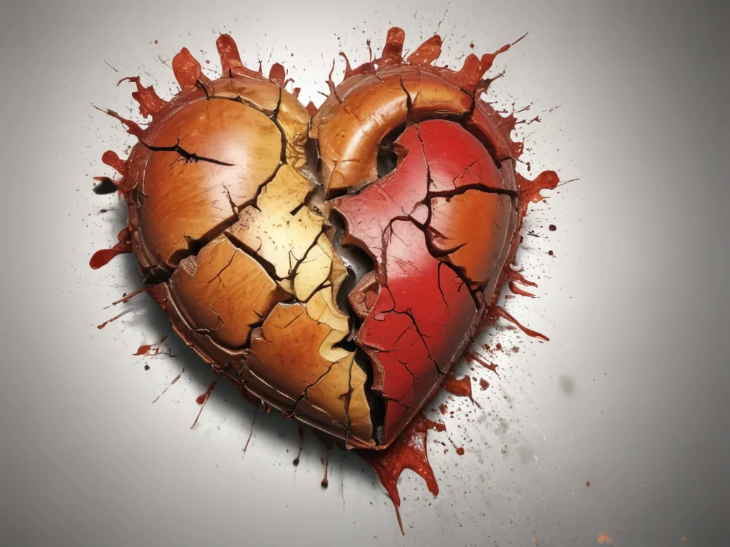 broken heart background