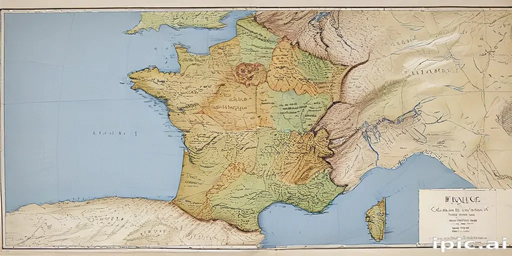 map of france