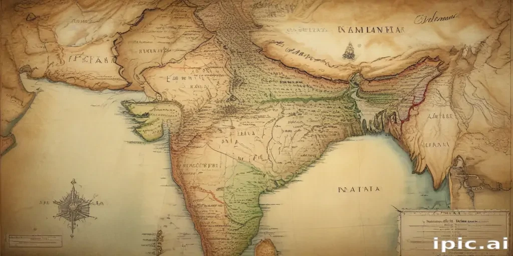 map of india