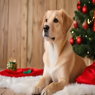 dog christmas backgrounds