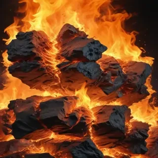 background on fire