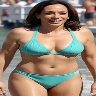 kamala harris bikini