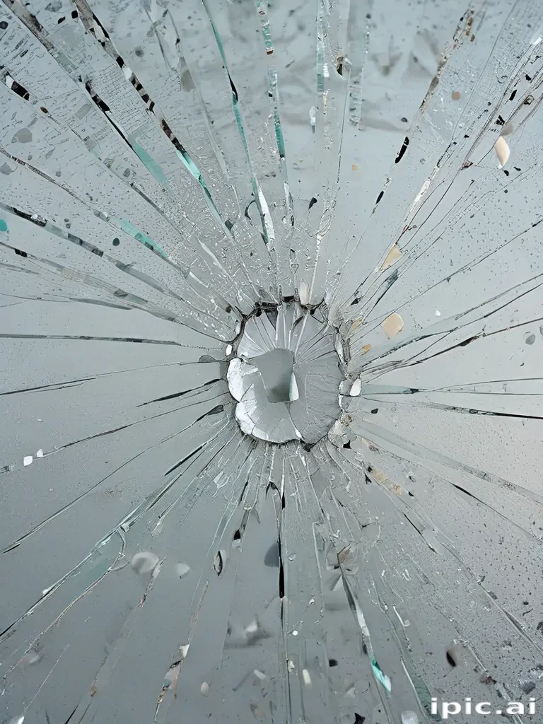 broken glass texture