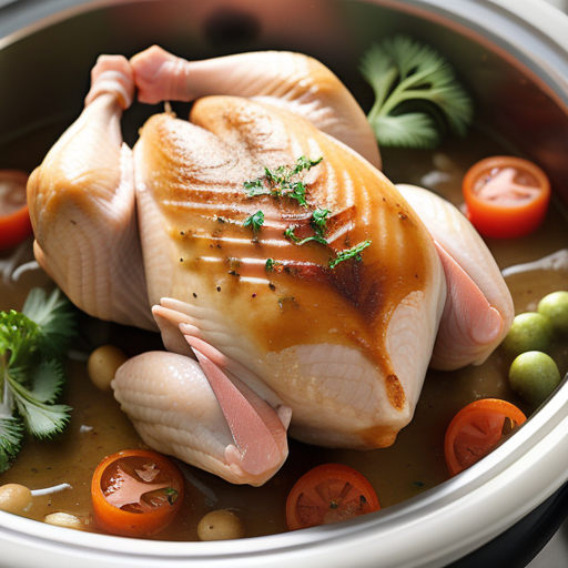 how long to cook frozen chicken in crock pot