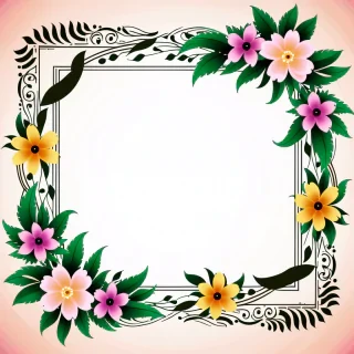 floral frames