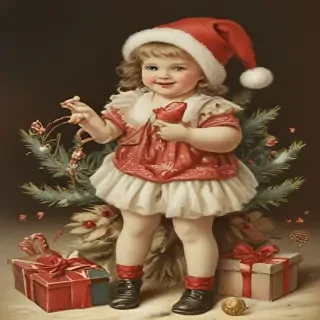 merry christmas images vintage