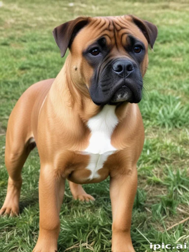 staffy bull bullmastiff