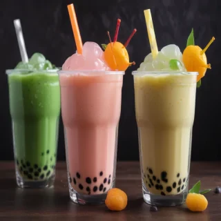 cute boba tea wallpapers