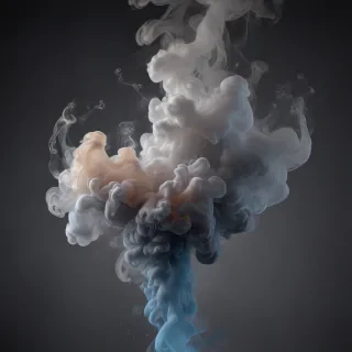 smoke no background