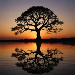 tree silhouette png