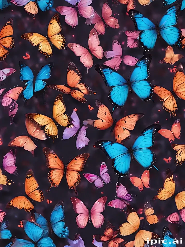 butterfly background aesthetic