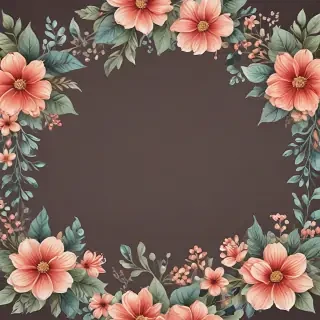 floral border png
