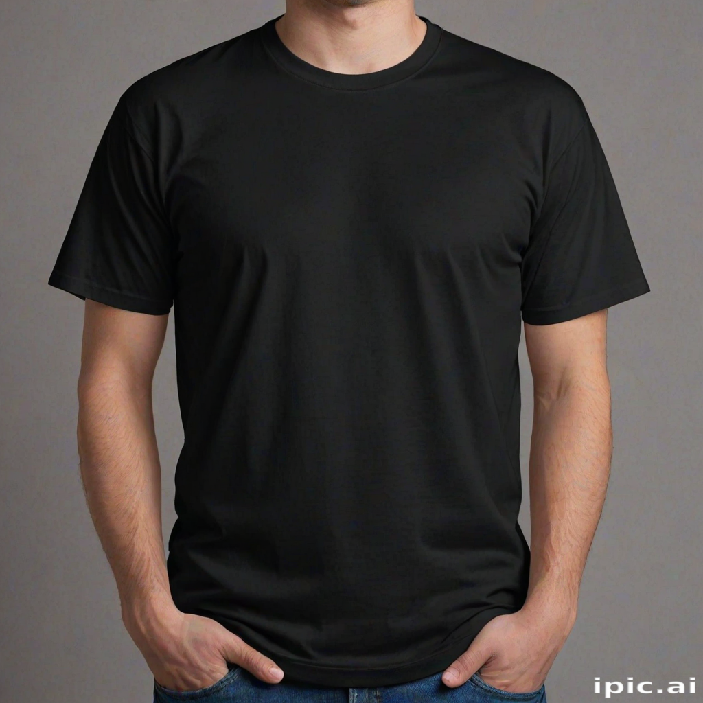 black shirt mockup