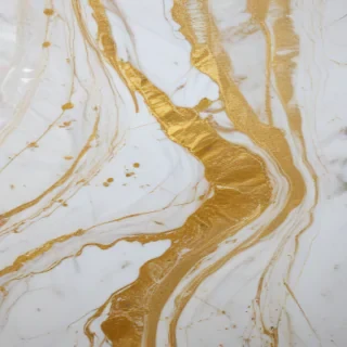white and gold marble