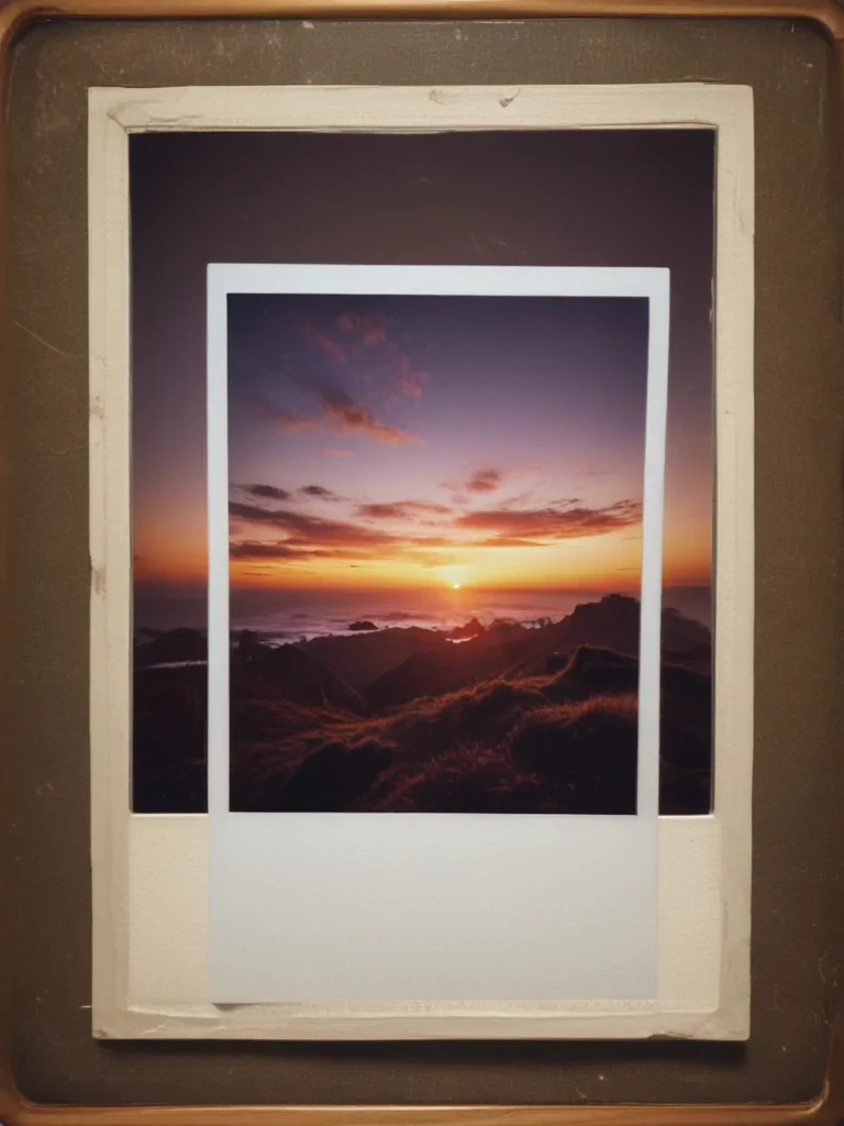 polaroid photo frame png