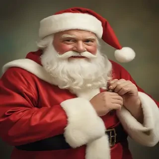 images of vintage santa