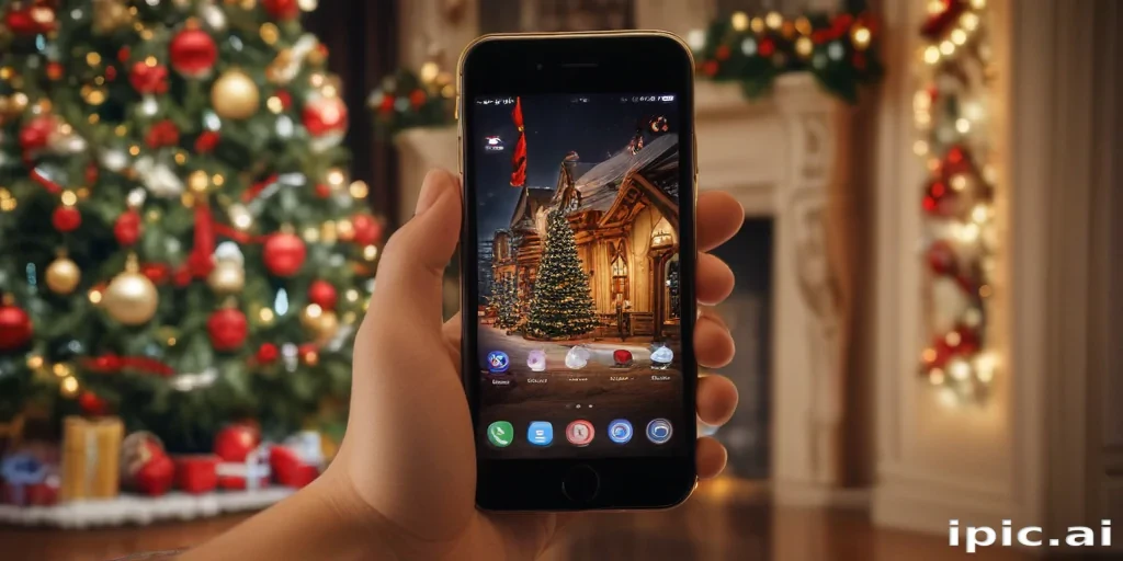 christmas phone background