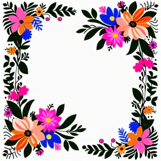 clipart floral border