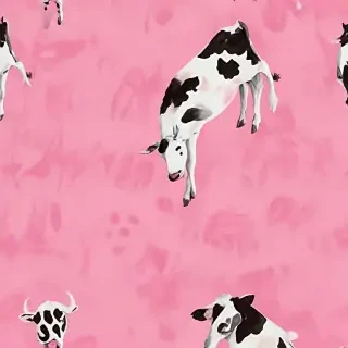 pink cow print wallpaper