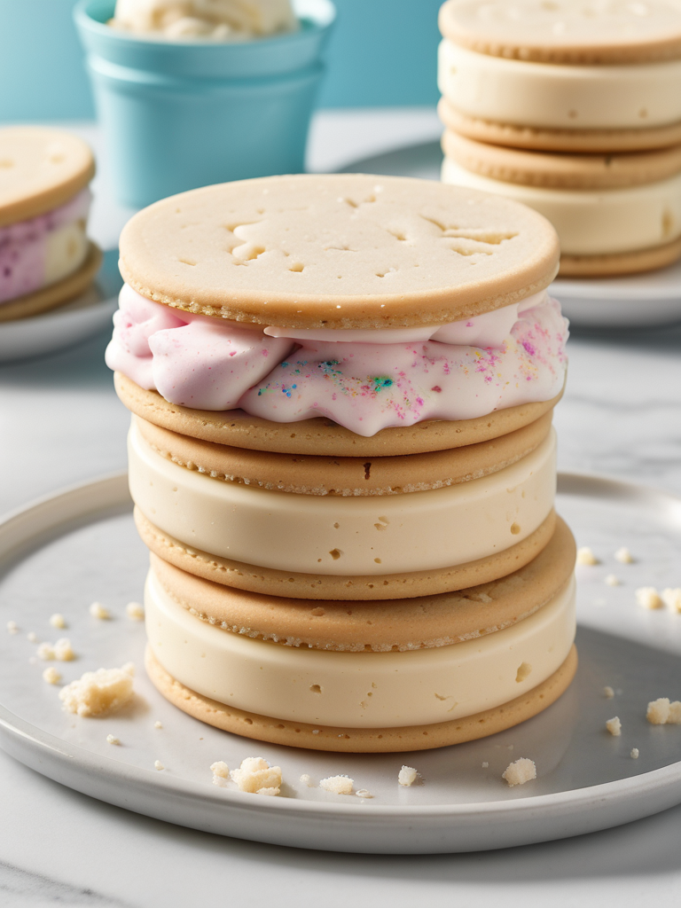 sugar cookie ice cream sandwich