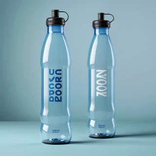 water bottle mockup
