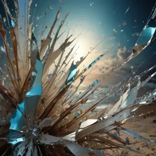 wallpaper broken glass