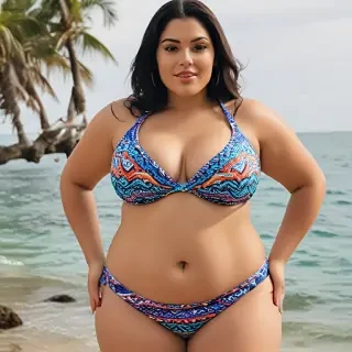 latina bbw bikini