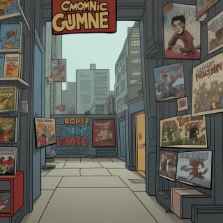 background for comic